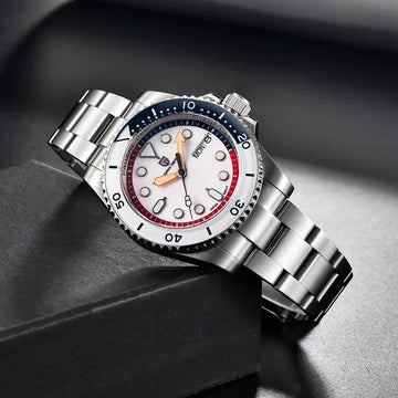 Top Brand New Men Mechanical Wristwatches NH36 Week Display Automatic Watches 100M Sport Waterproof Watch for Men